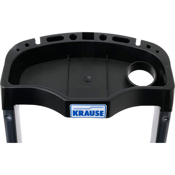 Лестница-стремянка Krause Securo 4 анодированная (126429) c органайзером