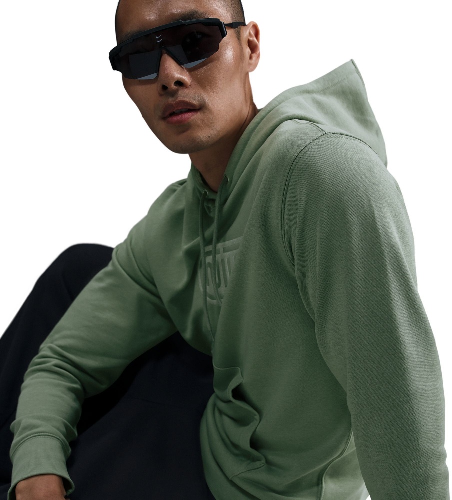 Джемпер Nike M NK CLUB FT HOODIE FONT GX HJ2506-370 р.L хакі