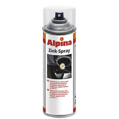 Аэрозоль Alpina Zink-Spray серый 400 мл