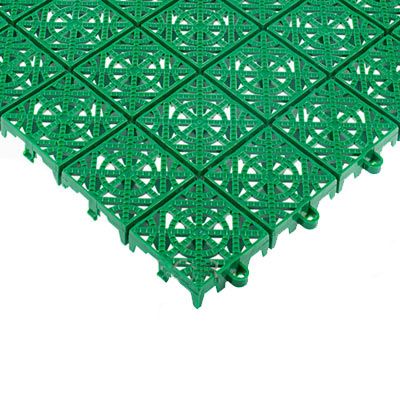 Покрытие модульное Step 33x33 см зеленое 9 шт