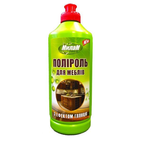 Поліроль для меблів МИЛАМ Сhemical ефект глянцю 0,5 л