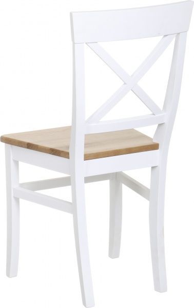 Стілець обідній РПМК Торіно білий/світло-коричневий