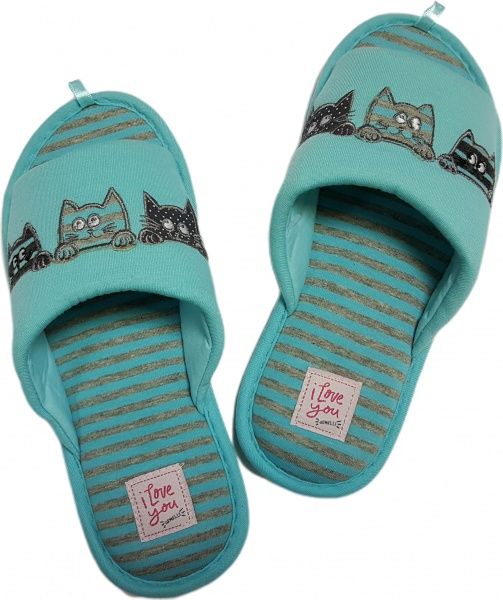 Капці домашні Gemelli Тріо 2 р. 38 блакитний 