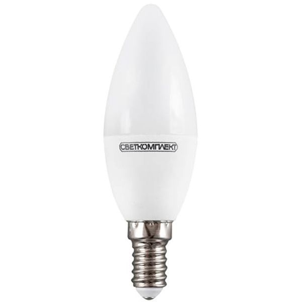 Лампа LED Светкомплект C37 А 5 Вт E14 3000K White Box
