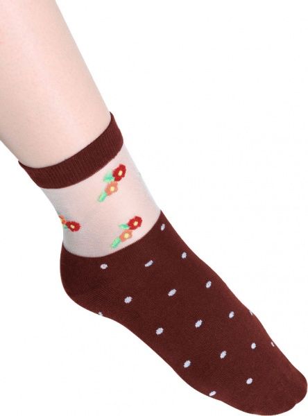 Носки женские Giulia WSM-015 р. 39-40 марсала 