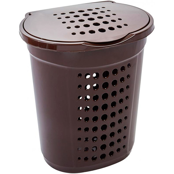 Кошик для білизни Алеана 568х504х394 темно-коричневий 