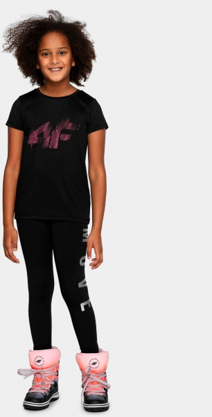 Лосины 4F HJZ21-JLEG005-20S р.152 черный