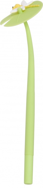 Ручка гелевая Бабка чернило синее 