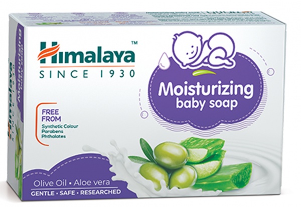 Дитяче мило Himalaya Herbals з алое вера та олією оливи 125 г 8901138834555