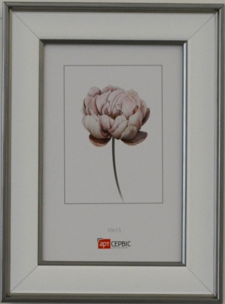 Рамка для фото Арт-Сервіс ЭА-01802 1 фото 10x15 см серебристый/сталь 