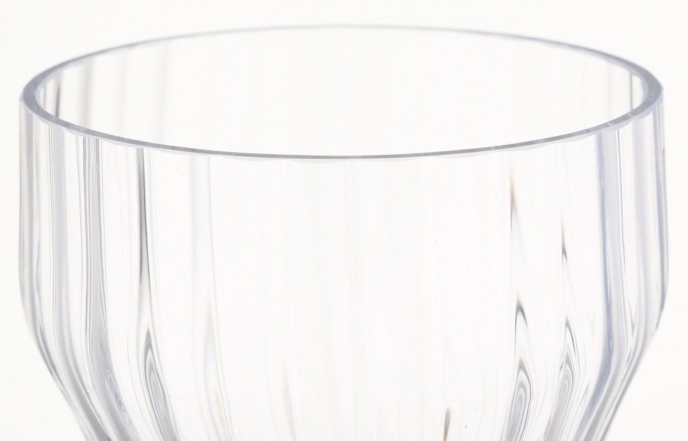 Ваза стеклянная Wrzesniak Glassworks Stripe 17-11272B 21 см прозрачная 17-11272B