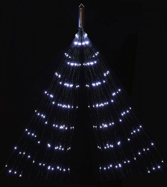 Электрогирлянда-штора Феєрія MILED-15-0025 (1) встроенный светодиод (LED) 700 ламп 2,5 м