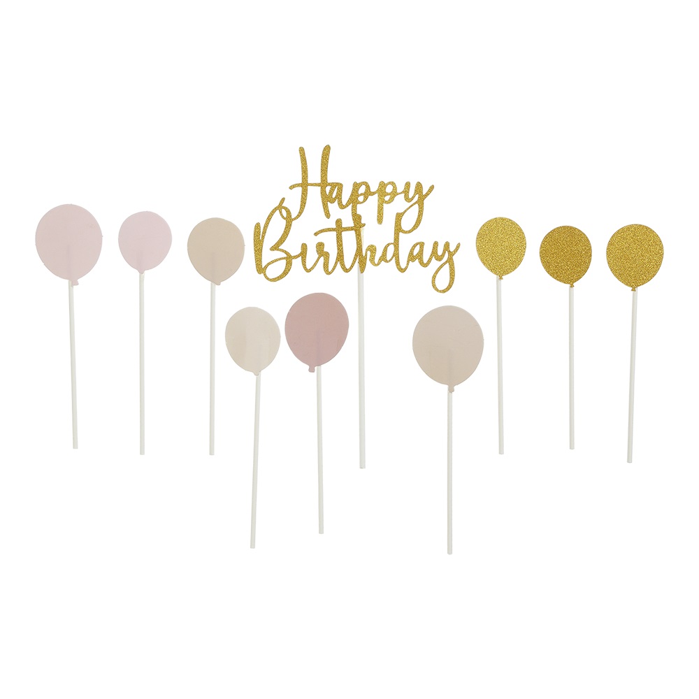 Набір топерів Happy Birthday 10 шт. BM.98500