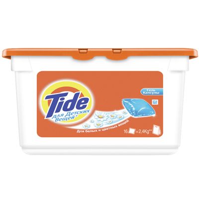 Капсули для прання Tide Для дитячих речей 16 шт