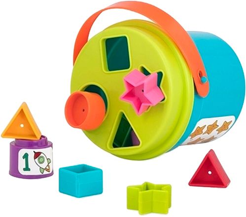 Игровой набор Battat Сортер–пирамидка 2в1 BT2529Z