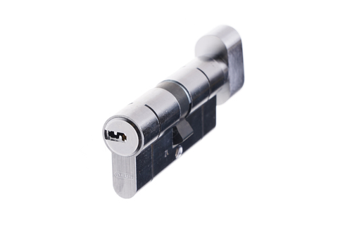 Циліндр Abus KD6PS 50x40 ключ-вороток 90 мм матовий нікель