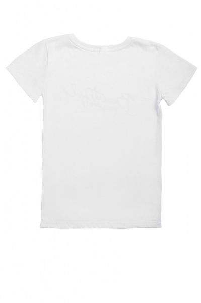 Футболка для дівчаток Luna Kids з принтом Beautiful р.140 білий 