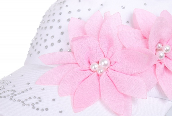 Кепка для девочек Pampona 21 L 07 р.46 белый 