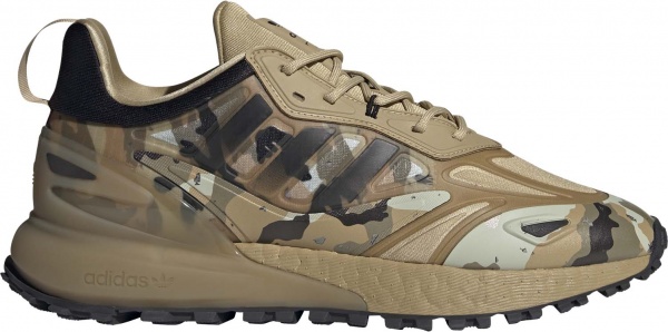 Кроссовки Adidas ZX 2K BOOST 2.0 TRAIL GZ7783 р.UK 10,5 бежево-черный