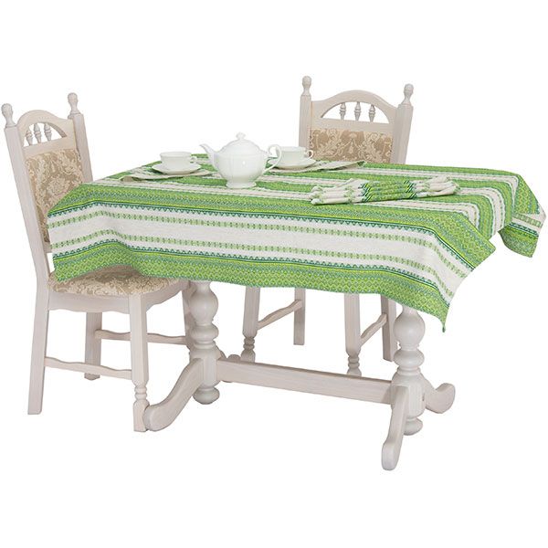 Комплект столовий 1,3 120x140 см зелений Едельвіка 