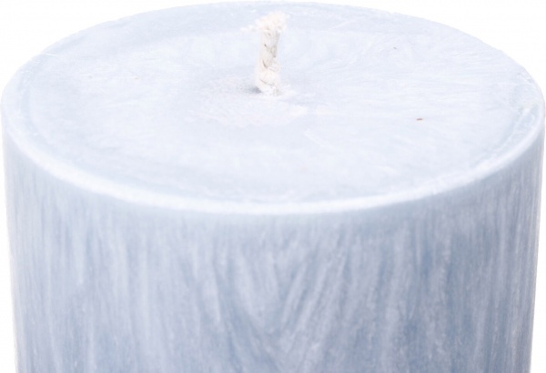 Свічка Циліндр пальмова блакитна 10х20 см ТМ FAYNE