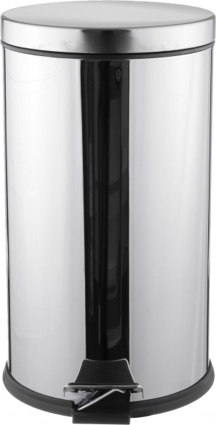 Відро для сміття EFOR Metal з педаллю 8000064161077 16 л срібний 64161