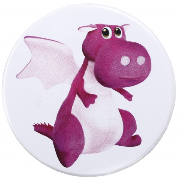 Значок на булавке полиграфический Дракосики в ассортименте 