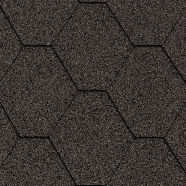 Битумная черепица MATIZOL® RESIDENCE сота графитовая 3 кв.м