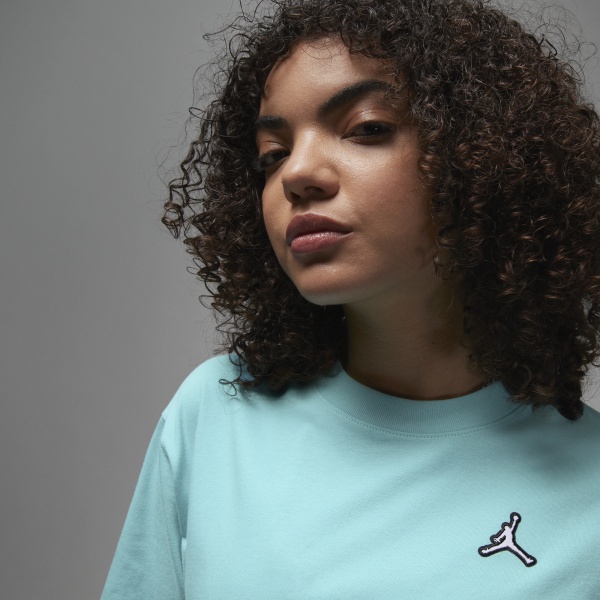 Футболка Jordan W J ESSEN TEE CORE 22 DM5029-464 р.XS блакитний