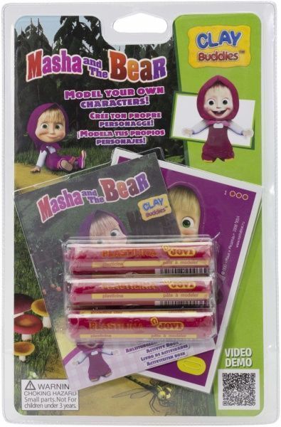 Набір для ліплення Clay Buddies Маша та Ведмідь Маша базовий 306420