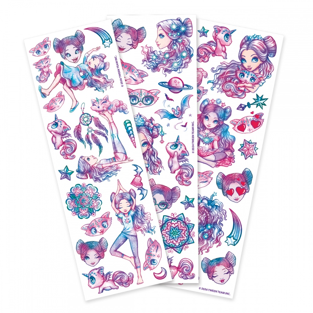 Набір тимчасових татуювань Боді-арт Зіркові малюнки 11458