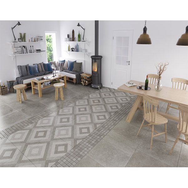 Плитка Golden Tile Terragres Stonehenge 442510 607х607 мм серый