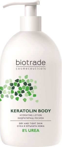 Лосьон для тела Biotrade KERATOLIN увлажняющий с 8% мочевины с мягким кератолитическим эффектом 400 мл