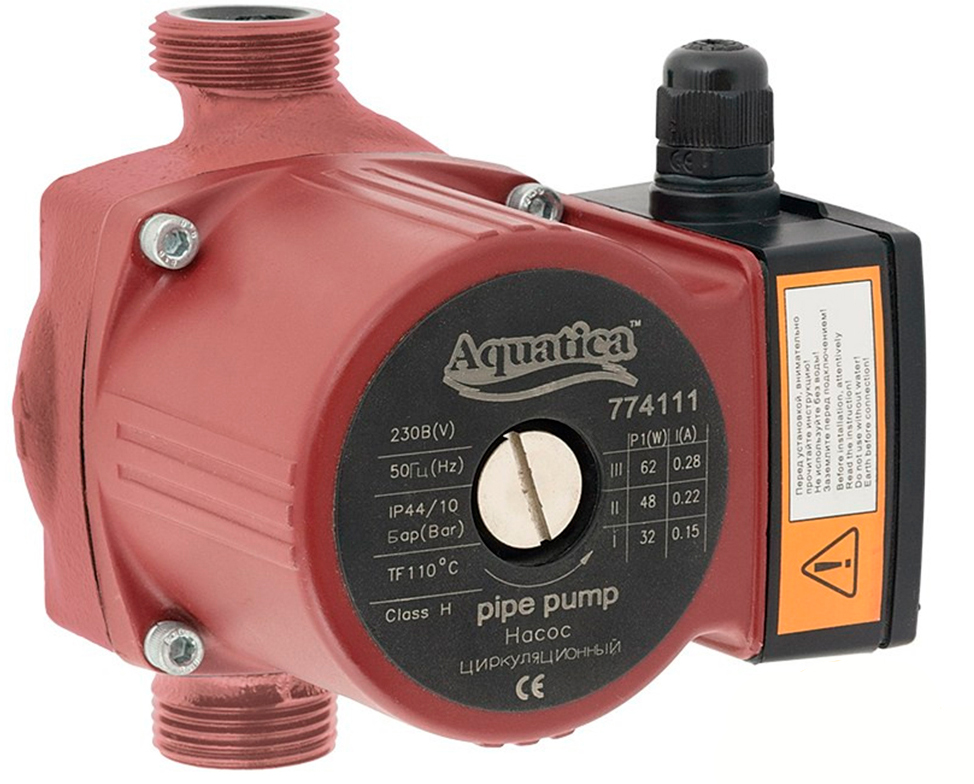 Циркуляционный насос Aquatica 245Вт Hmax 8м Qmax 200л/мин Ø1½