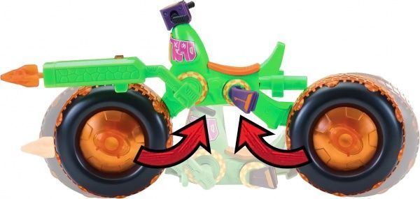 Фігурка TMNT Транспорт серії «Еволюція Черепашок-ніндзя» Байки фігурка Мікеланджело 82483 