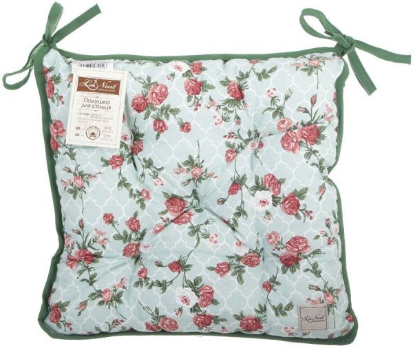 Подушка на стул Маленькі троянди 40х40 см La Nuit