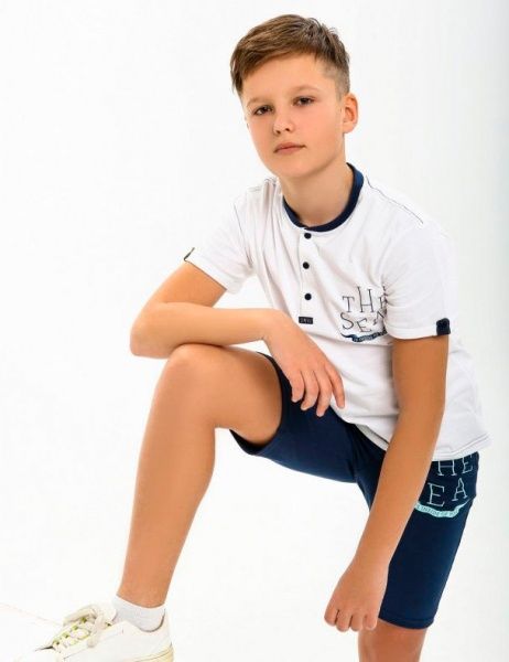 Футболка для хлопчика Smil 110551-1 р.110 білий 