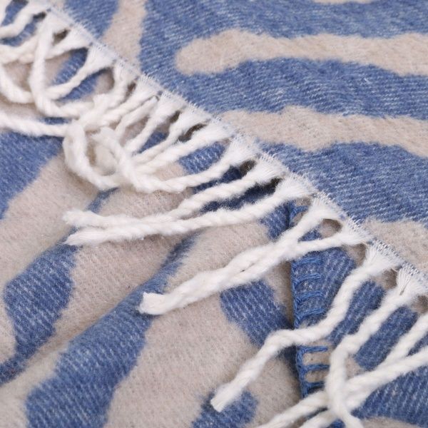 Плед Scotch blue 150x200 см синій Sesli Tekstil 