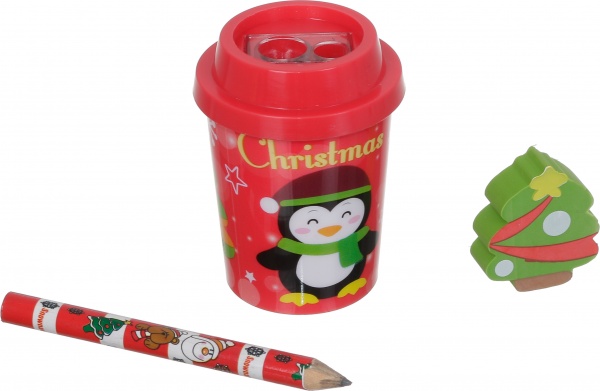 Набор канцелярский Merry Christmas Penguin 