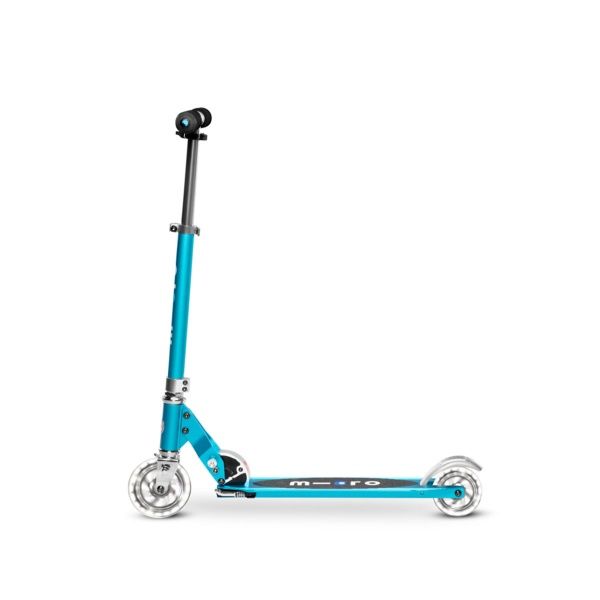 Самокат Micro Sprite LED блакитний 