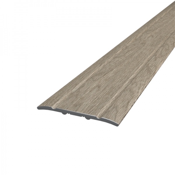 Поріжок алюмінієвий ПАС-1314м АЛЮПРО радіальний з отворами 28х2x1800 мм дуб мокко 