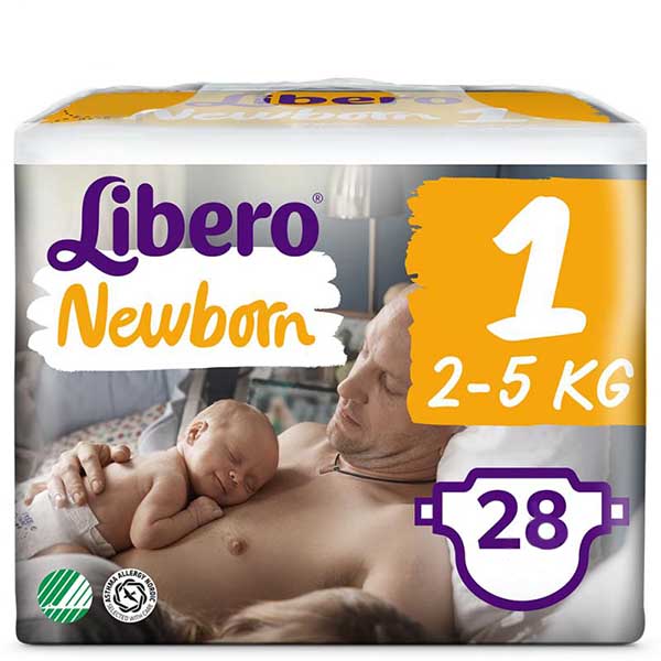 Підгузки Libero New Born 1 2-5 кг 28 шт.