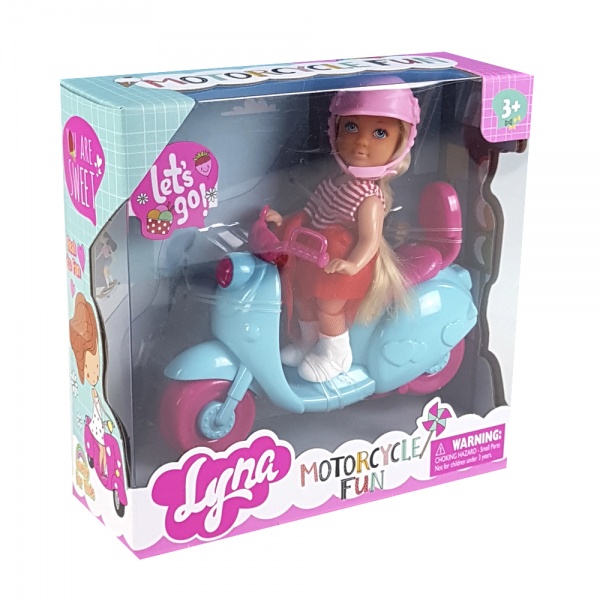 Игровой набор Shantou Кукла Тая на скутере 4607