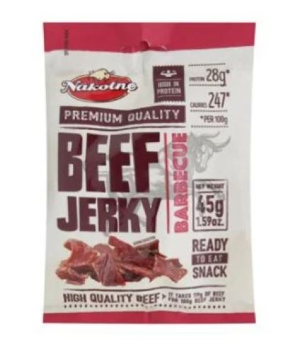 Снеки NAKOTNE Говядина Вяленая BBQ 45 г