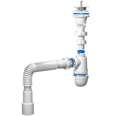 Сифон для умивальника Ані С0115