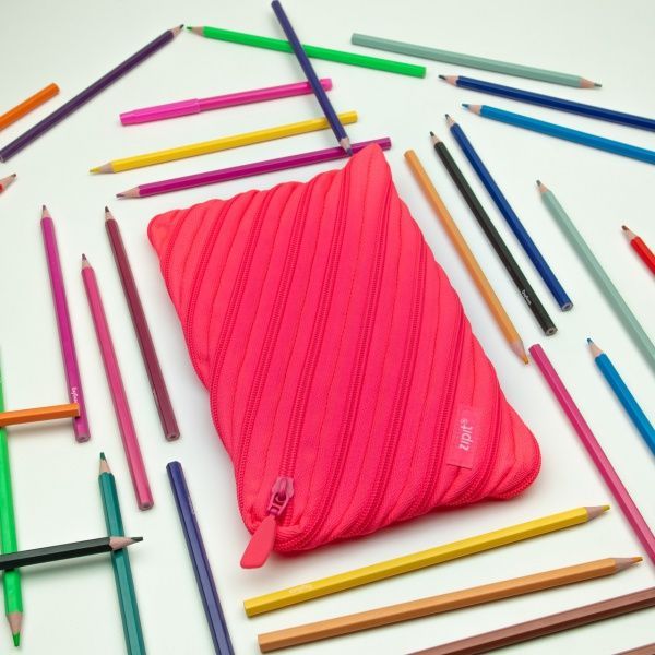 Пенал-косметичка Neon Jumbo Dazzling Pink ZTJ-NN-3 Zipit рожевий