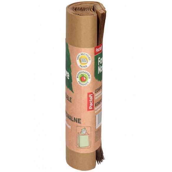Мешки для бытового мусора Paclan For Nature Bio бумажные 10 л 10 шт.