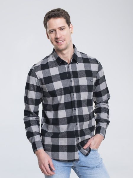 Сорочка BigStar DANE 141732906 р. M чорний