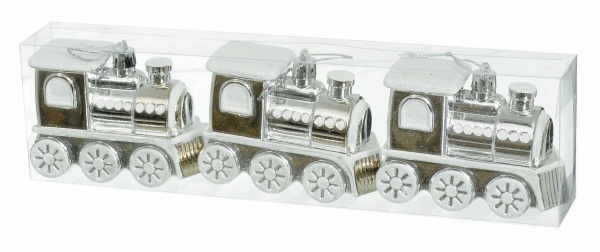 Набор елочных игрушек Поезд B-792326 3 шт./уп. 