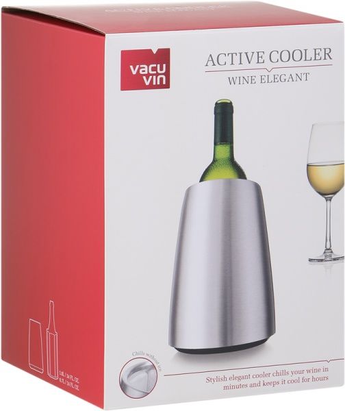Ведро для охлаждения напитков Active Cooler Wine Elegant Stainless Steel Vacu Vin